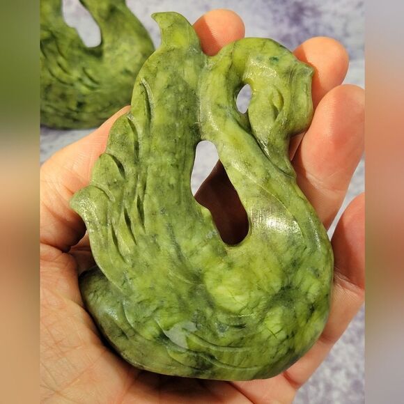 Green Jade Swans - Picture 10 of 15